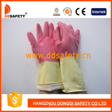 Latex/Rubber Gloves DIP Flock Liner for Cleaning Washing (DHL215)